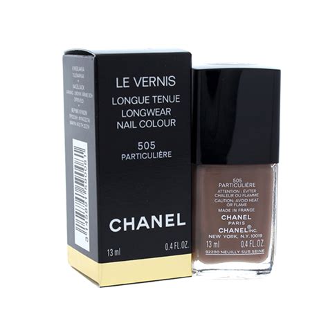 chanel nagellack 505 particulière le vernis|Chanel le vernis nail polish.